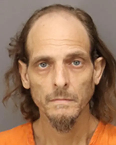 Booking photo of Anthony Marzola, owner of The Psychedelic Jester, charged with felony aggravated assault with a deadly weapon.