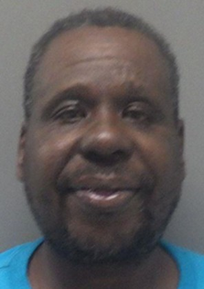 Booking photo of Willie Cook, charged with domestic abuse battery in Monroe, Louisiana, after claiming it was not a crime to throw food on his wife.