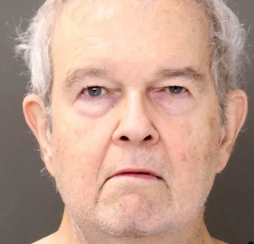 Mugshot of James Hill, 76, charged with murdering his wife in Upper Arlington sextortion case.