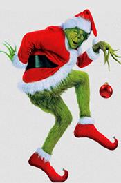 Grinch image representing the theft of children’s Christmas gifts