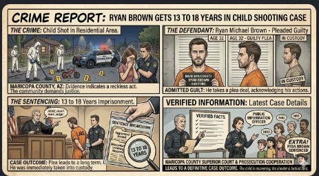 Ryan Brown Gets 13 to 18 Years in Child Shooting Case