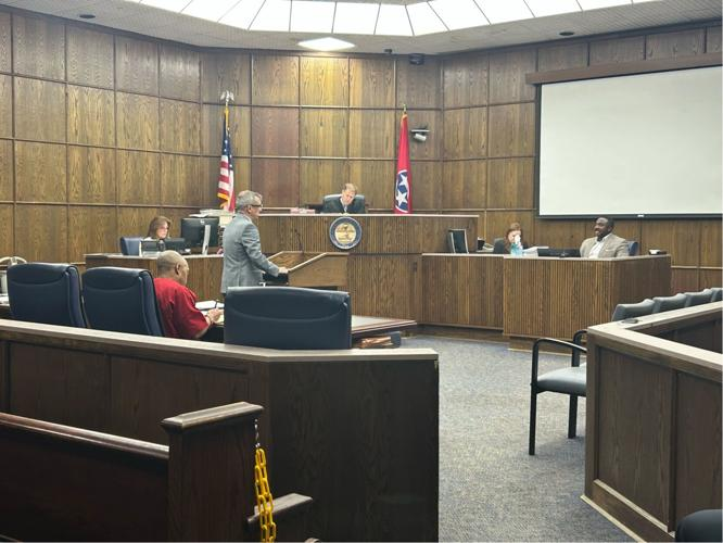 Brian Bush takes the stand during Lawrence Goodine motion hearing