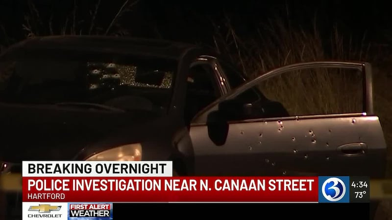 Hartford police are investigating an incident on North Canaan Street after a car was found...