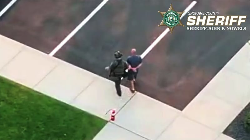 The Spokane County Sheriff’s Office said 37-year-old Aaron F. Farinacci was arrested and...