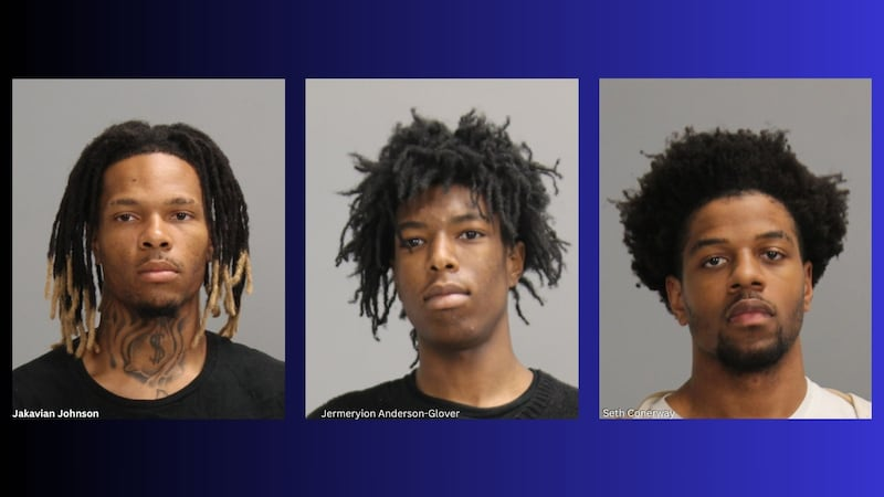 Two people, including one of the alleged gunmen, were hit by gunfire but survived, police said